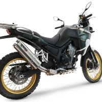 Escape compatible con Kove 800X 2024-2026, Dual Inox, Escape racing, silencioso con tubo de conexión 