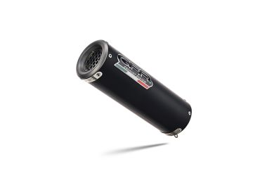 Escape compatible con Ducati Diavel 1198 2011-2016, M3 Black Titanium, Escape racing, silenciador con tubo de conexion, articulo sin homologacion 