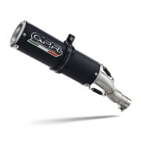 Escape compatible con Yamaha Tracer 900 GT 2018-2020, M3 Black Titanium, Escape completo homologado y legal,con catalizador incluido db killer extraíble 