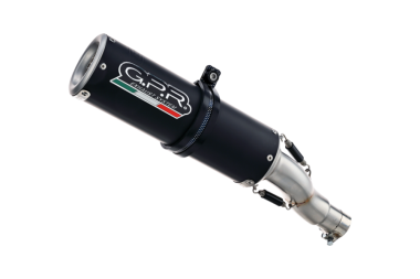Escape compatible con Kawasaki Ninja 650 2023-2025, M3 Black Titanium, Silenciador homologado para ruido, escape completo con catalizador y db killer 