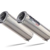 Escape compatible con Honda Vtr 1000 Sp-2 RC51 2002-2006, M3 Inox , Par de terminales de escape homologados, con db killer extraíbles y tubos de conexión específicos 