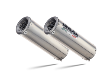 Escape compatible con Ducati 1098 2006-2012, M3 Inox , Par de terminales de escape homologados, con db killer extraíbles y tubos de conexión específicos 