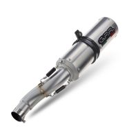 Escape compatible con Honda Vtr 1000 Sp-2 RC51 2002-2006, M3 Inox , Par de terminales de escape homologados, con db killer extraíbles y tubos de conexión específicos 