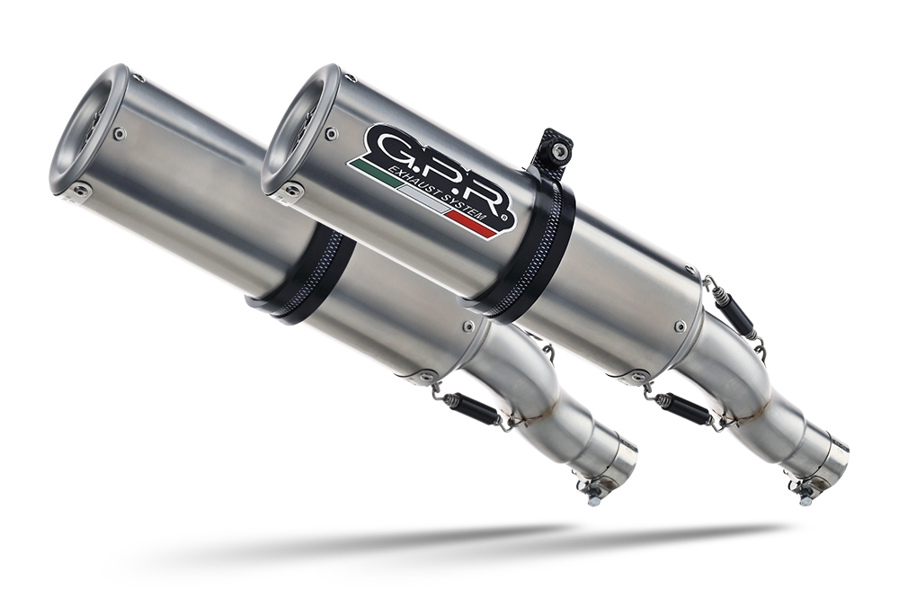 Escape compatible con Honda Vtr 1000 Sp-2 RC51 2002-2006, M3 Inox , Par de terminales de escape homologados, con db killer extraíbles y tubos de conexión específicos 