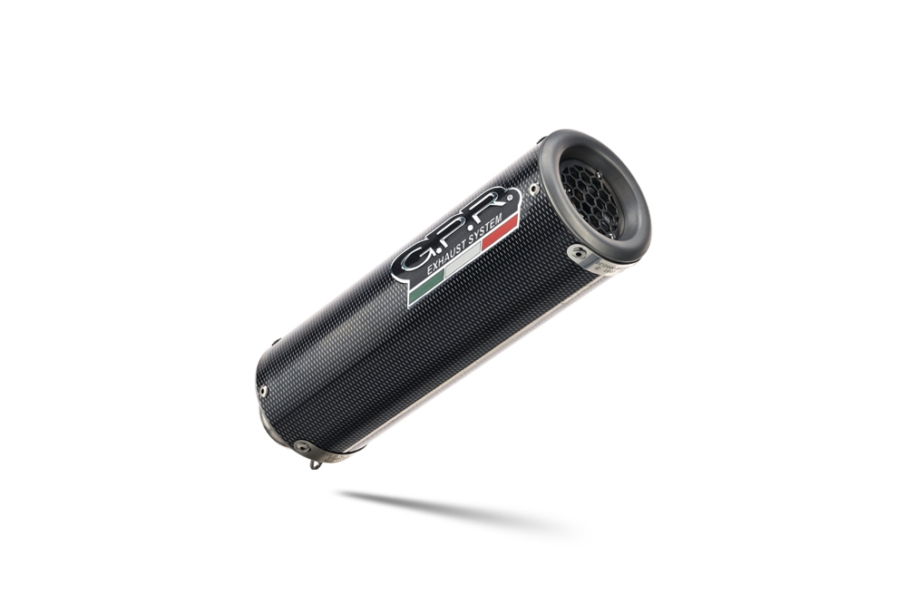 Escape compatible con Moto Guzzi Griso 1100 2005-2008, M3 Poppy , Escape homologado, legal, con db killer extraíble, tubo de conexión y catalizador 