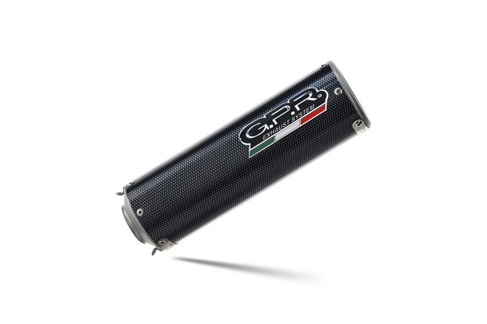 Escape compatible con Moto Guzzi Griso 1100 2005-2008, M3 Poppy , Escape homologado, legal, con db killer extraíble, tubo de conexión y catalizador 