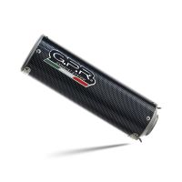 Escape compatible con Ducati Diavel 1198 2011-2016, M3 Poppy , Escape racing, silenciador con tubo de conexion, articulo sin homologacion 