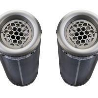 Escape compatible con Triumph Speed Triple 1050 R - S 2016-2020, M3 Poppy , Par de terminales de escape homologados, con db killer extraíbles y tubos de conexión específicos 