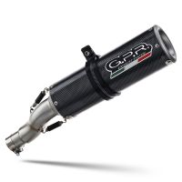 Escape compatible con Moto Guzzi Griso 1100 2005-2008, M3 Poppy , Escape homologado, legal, con db killer extraíble, tubo de conexión y catalizador 