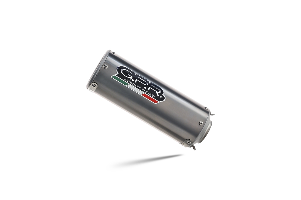 Escape compatible con Honda Forza 750 2021-2024, M3 Titanium Natural, Escape legal, homologado, silenciador con db killer desmontable y tubo de conexión específico 