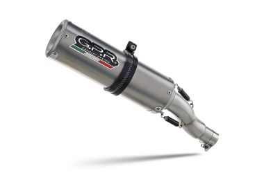 Escape compatible con Aprilia Tuono V4 1100 -Rr -Factory 2015-2016, M3 Titanium Natural, Escape racing, silenciador con tubo de conexion, articulo sin homologacion 
