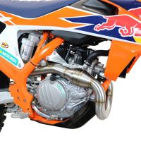 GPR escape compatible con  Gas Gas MC 450F 2021-2023, Pentacross FULL Titanium, Escape completo racing, incluyendo colector y db killer desmontable, sin homologación 