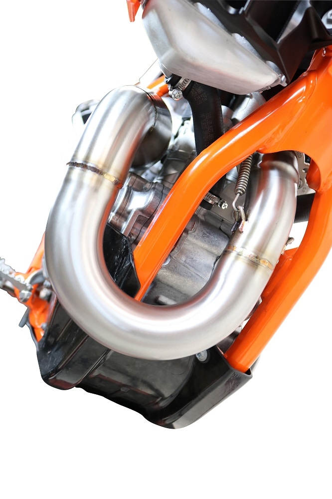 GPR escape compatible con  Gas Gas MC 450F 2024-2025, Pentacross Inox, Escape completo racing, incluyendo colector y db killer desmontable, sin homologación 