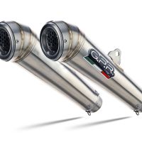 Escape compatible con Ducati Streetfighter 848 2011-2014, Powercone Evo, Par de terminales de escape homologados, con db killer extraíbles y tubos de conexión específicos 