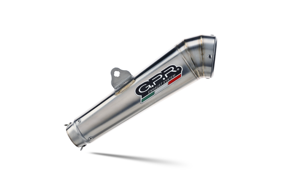 Escape compatible con Bmw F 700 Gs 2011-2015, Powercone Evo, Escape legal, homologado, silenciador con db killer desmontable y tubo de conexión específico 