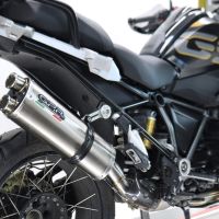Escape compatible con Bmw R 1250 Gs -Adventure 2019-2020, Dual Inox, Escape legal, homologado, silenciador con db killer desmontable y tubo de conexión específico 