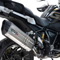 Escape compatible con Bmw R 1250 Gs -Adventure 2019-2020, Hyper Sonic Titanium, Escape legal, homologado, silenciador con db killer desmontable y tubo de conexión específico 