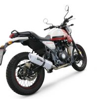 Escape compatible con Royal Enfield Scram 411 2022-2024, Albus Evo4, Escape homologado, legal, con db killer extraíble, tubo de conexión y catalizador 