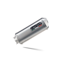 Escape compatible con Aprilia Mana 850 Gt 2007-2016, Satinox, Escape semi-completo homologado con db killer extraible 