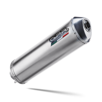 Escape compatible con Bmw F 650 Cs Scarver 2001-2006, Satinox , Escape legal, homologado, silenciador con db killer desmontable y tubo de conexión específico 