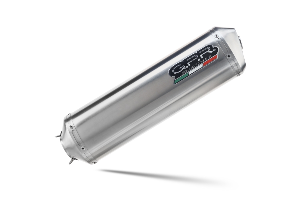Escape compatible con Bmw F 650 Gs 2004-2013, Satinox , Escape legal, homologado, silenciador con db killer desmontable y tubo de conexión específico 