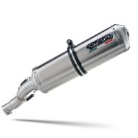 Escape compatible con Bmw F 650 Gs 2004-2013, Satinox , Escape legal, homologado, silenciador con db killer desmontable y tubo de conexión específico 