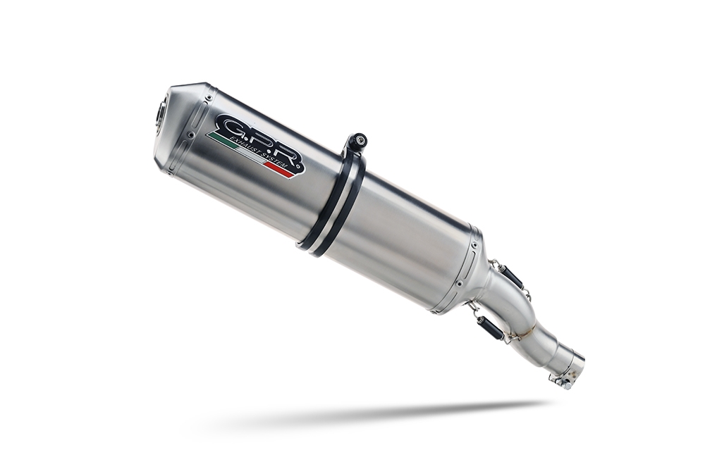 Escape compatible con Yamaha Tracer 900 GT 2018-2020, Satinox , Escape completo homologado y legal,con catalizador incluido db killer extraíble 