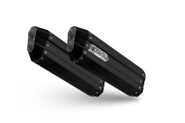 Escape compatible con Bmw K 1600 Gtl 2017-2021, Hyper Sonic Black Titanium, Escape legal, homologado, silenciador con db killer desmontable y tubo de conexión específico 