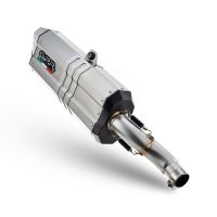Escape compatible con Yamaha Tenere 700 2021-2024, Hyper Sonic Titanium, Escape legal, homologado, silenciador con db killer desmontable y tubo de conexión específico 