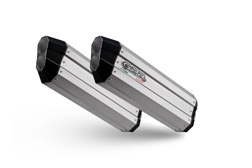 Escape compatible con Bmw K 1600 Gt 2022-2024, Hyper Sonic Titanium, Escape legal, homologado, silenciador con db killer desmontable y tubo de conexión específico 