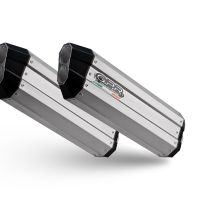 Escape compatible con Bmw K 1600 Gt 2022-2024, Hyper Sonic Titanium, Escape legal, homologado, silenciador con db killer desmontable y tubo de conexión específico 