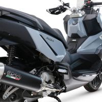 GPR escape compatible con  Sym ADX 300 2024-2026, Furore-X Scooter, Escape racing, silencioso con tubo de conexión 