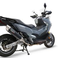 GPR escape compatible con  Sym ADX TG 400 2024-2026, Furore-X Scooter, Silenciador homologado para ruido, escape completo con catalizador y db killer 
