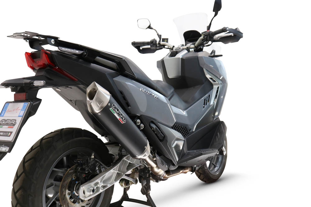 GPR escape compatible con  Sym ADX TG 400 2024-2026, Furore-X Scooter, Silenciador homologado para ruido, escape completo con catalizador y db killer 