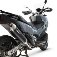 GPR escape compatible con  Sym ADX TG 400 2024-2026, Furore-X Scooter, Silenciador homologado para ruido, escape completo con catalizador y db killer 