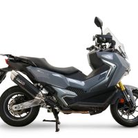 GPR escape compatible con  Sym ADX TG 400 2024-2026, Furore-X Scooter, Escape racing, silencioso con tubo de conexión 