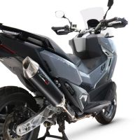 GPR escape compatible con  Sym ADX TG 400 2024-2026, Furore-X Scooter, Escape racing, silencioso con tubo de conexión 