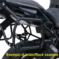 GPR TECH compatible con  Bmw la ds Portaequipajes específico para maletas laterales de 38 Lt y 32 Lt, color negro. 