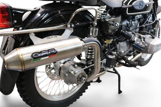 Escape compatible con Ural Gear Up 2020-2024, Ultracone, Escape completo racing, incluyendo colector y db killer desmontable, sin homologación 