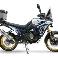  Voge DS 800 Rally 2025/2026 Baúl superior Top Case de Titanio color natural con placa específica incluida Capacidad Litros 35