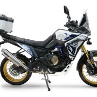 Baúl GPR TECH compatible con  Voge DS 800 Rally 2025/2026 Baúl Alpi-Tech en aluminio color plata con placa específica incluida Capacidad Litros 55