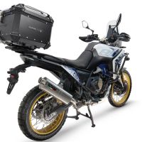 Baúl GPR TECH compatible con  Voge DS 800 Rally 2025/2026 Baúl Alpi-Tech en aluminio, color negro con placa específica incluida Capacidad Litros 55