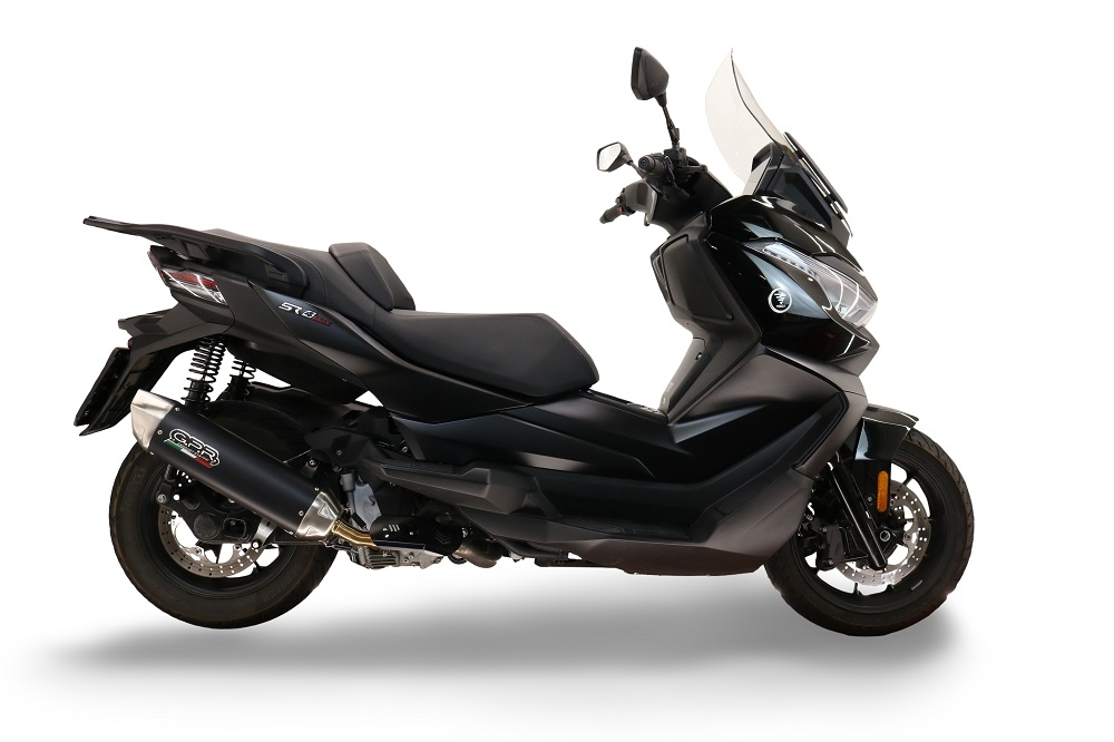 GPR escape compatible con  Bmw C 400 X -GT 2021-2024, Furore-X Scooter, Silenciador homologado para ruido, escape completo con catalizador y db killer 