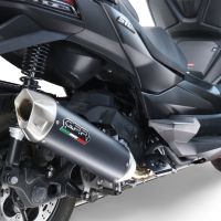 GPR escape compatible con  Bmw C 400 X -GT 2021-2024, Furore-X Scooter, Silenciador homologado para ruido, escape completo con catalizador y db killer 