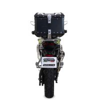 Baúl en aluminio, color negro con placa específica incluida GPR TECH compatible con  Voge 900DSX 2024/2025 e5