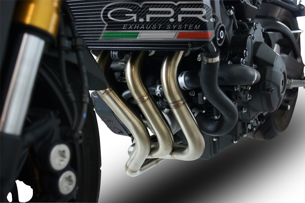 Escape compatible con Yamaha Tracer 900 GT 2018-2020, Satinox , Escape completo homologado y legal,con catalizador incluido db killer extraíble 