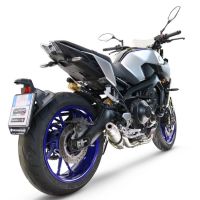 GPR escape compatible con  Yamaha Mt-09 2014-2020, Deeptone Inox, Escape completo racing, incluyendo colector y db killer desmontable, sin homologación 