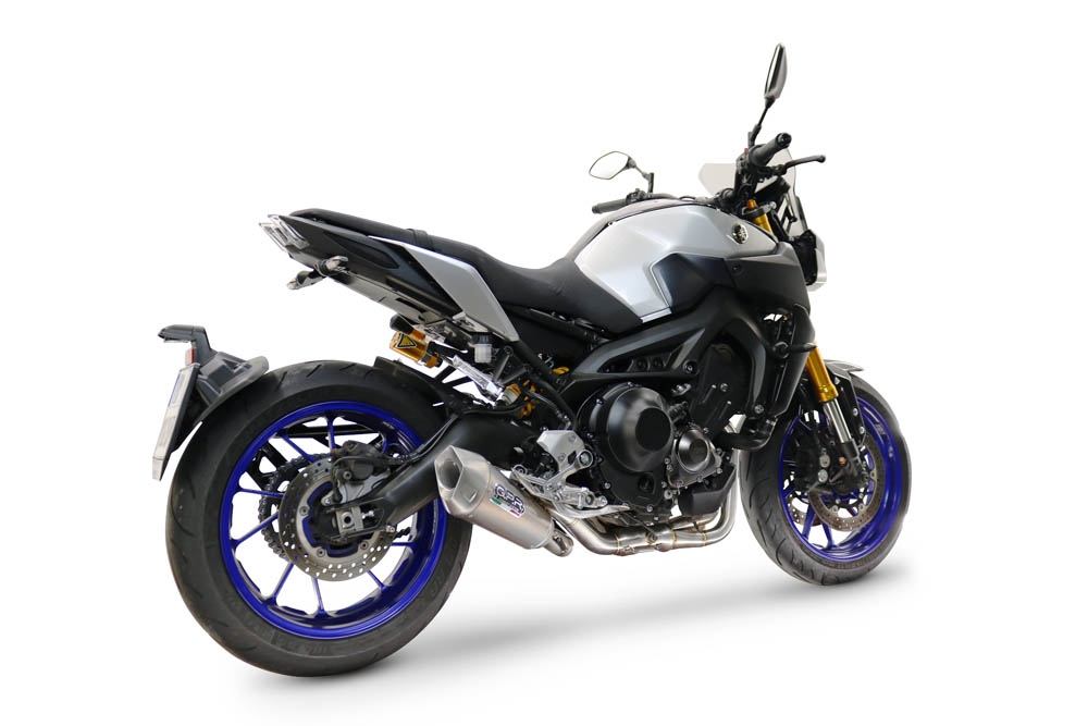 GPR escape compatible con  Yamaha Mt-09 2014-2016, GP-Revo Titanium, Escape completo racing, incluyendo colector y db killer desmontable, sin homologación 
