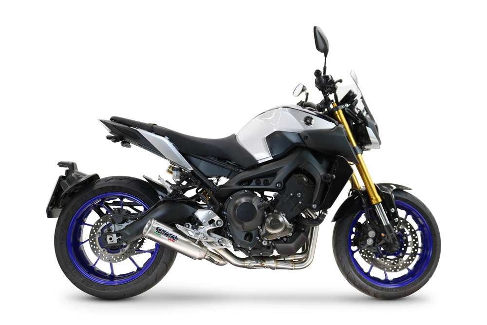 GPR escape compatible con  Yamaha Mt-09 2014-2020, M3 Inox , Escape completo racing, incluyendo colector y db killer desmontable, sin homologación 