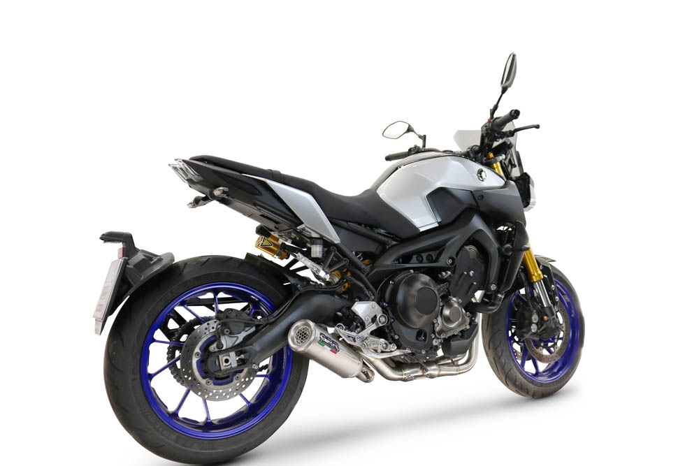 GPR escape compatible con  Yamaha Mt-09 2014-2020, M3 Inox , Escape completo racing, incluyendo colector y db killer desmontable, sin homologación 